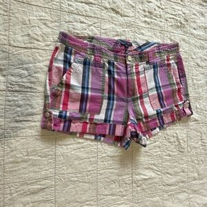 Gap Aubrey Plaid Cuffed Women's Shorts